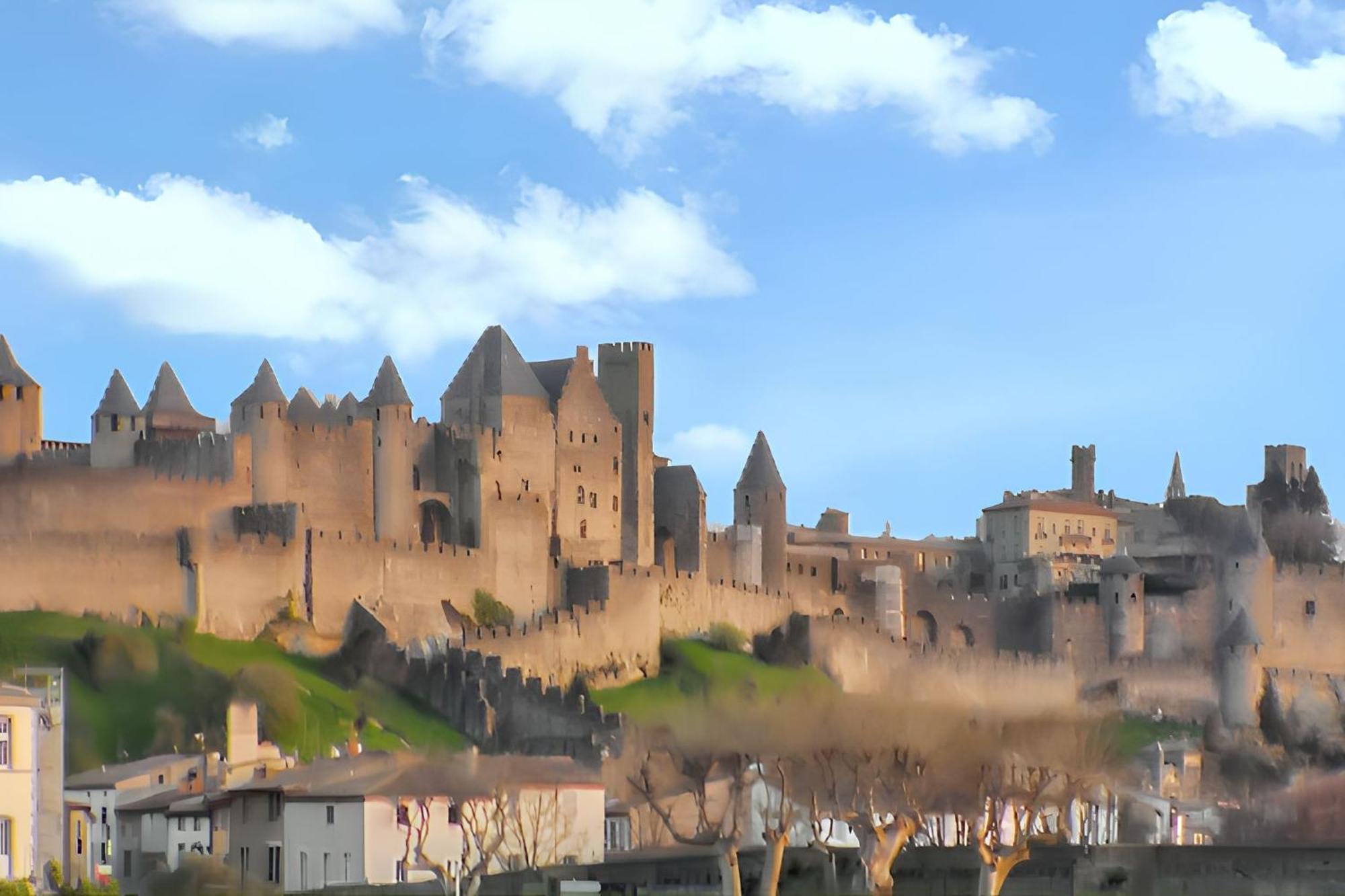 Appartement Charmant A Carcassonne Avec Terrasse Экстерьер фото